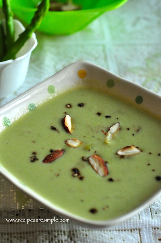 cream of asparagus soup