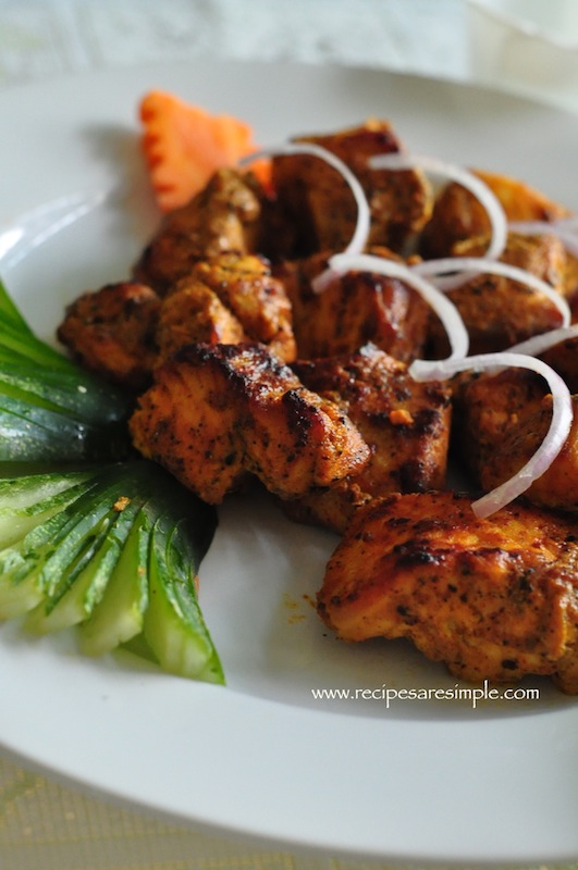 Delicious Fish Tikka - Tangy Smoky Fish Kebabs