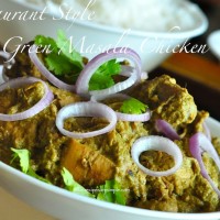 Restaurant Style Green Masala Chicken