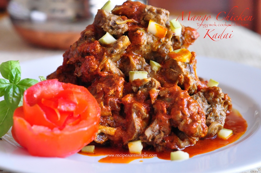 mango chicken kadai