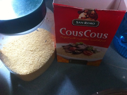 Savory Couscous ingredientS