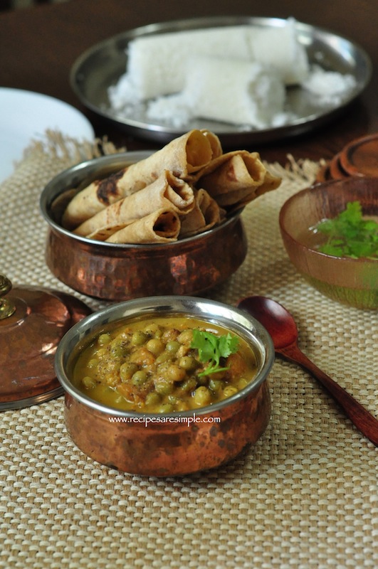 green peas curry recipe