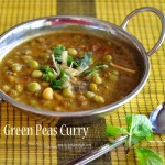 green peas curry