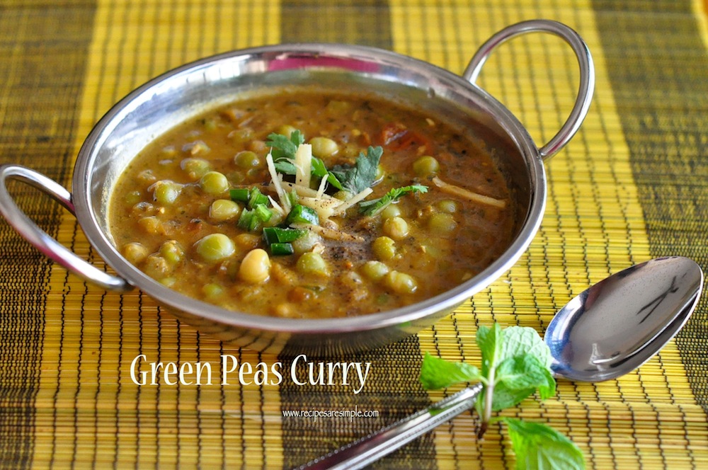 Green peas curry without tomato online