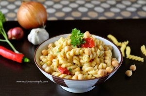 pasta e ceci - pasta with chick peas recipe