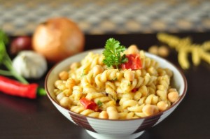 pasta with chickpeas - pasta e ceci