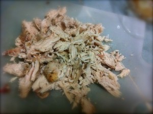 deboned cooked chicken for pasta salad