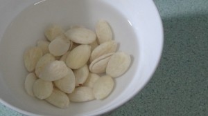 peeled for badam milk