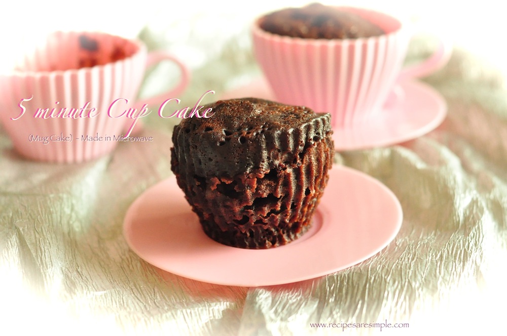 5 minute mug cake : cup cake