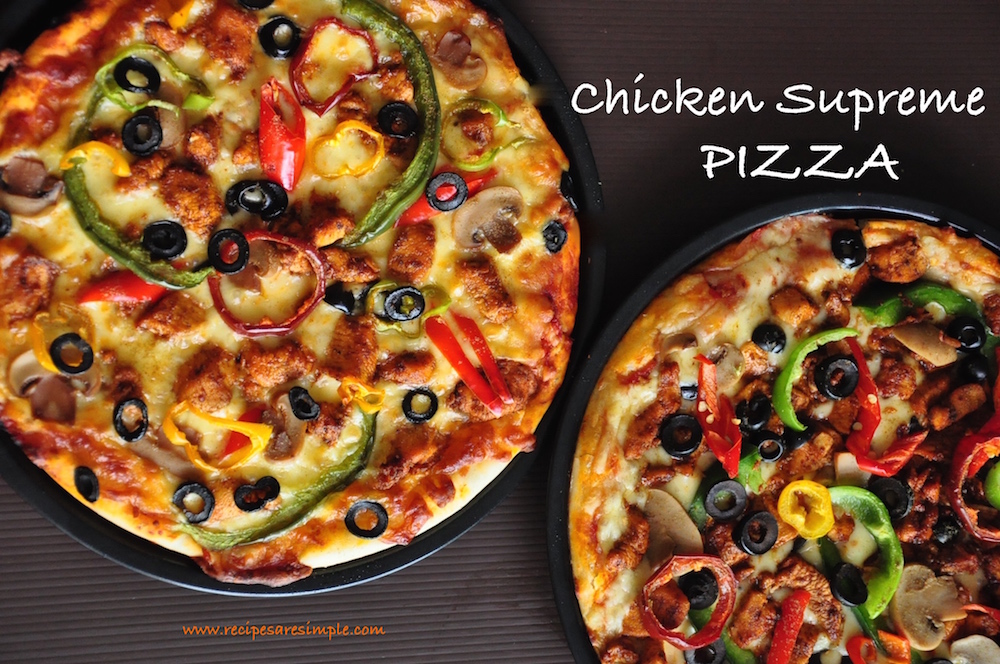 Easy Chicken Supreme Pizza