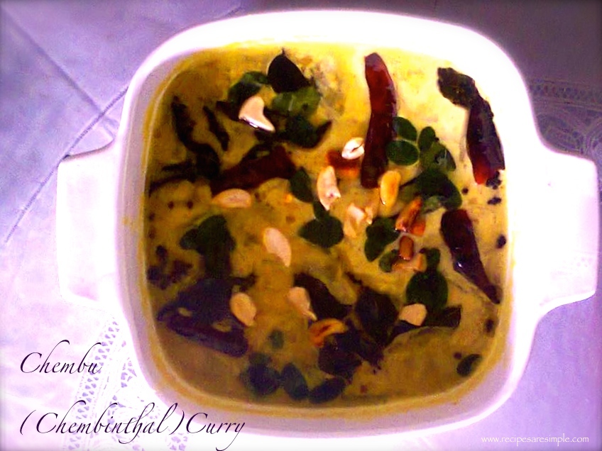 chembu Thal Curry