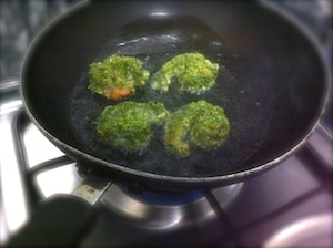 shrimp appetizer. -pan fried till crisp