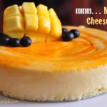Mango Cheesecake with sponge cake base 150x150 Tres Leches Cake (3 Milk Cake)