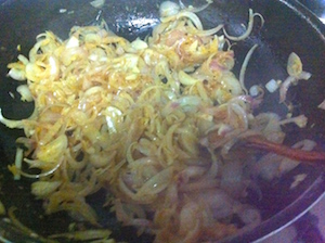 Prawns Biryani - colored