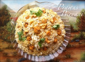 prawns biryani