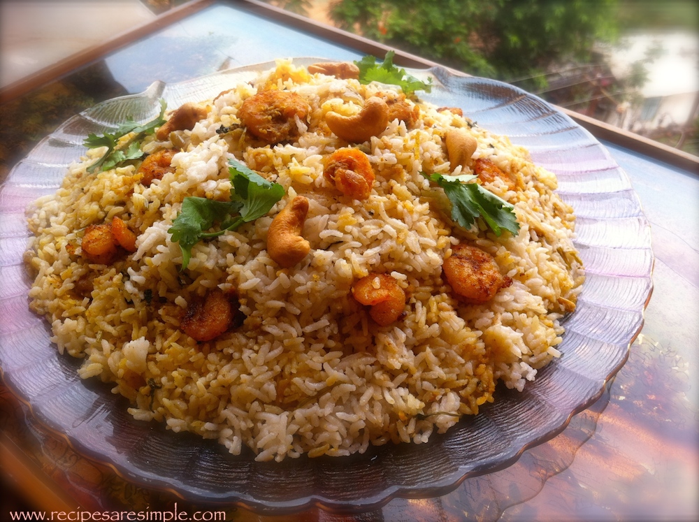 prawns biryani recipe