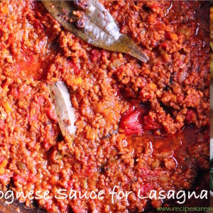 bolognese sauce for lasagna