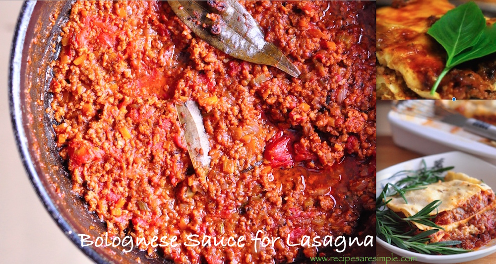 bolognese sauce for lasagna