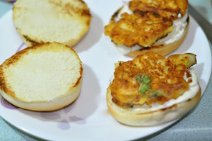 fish burger - fish patty