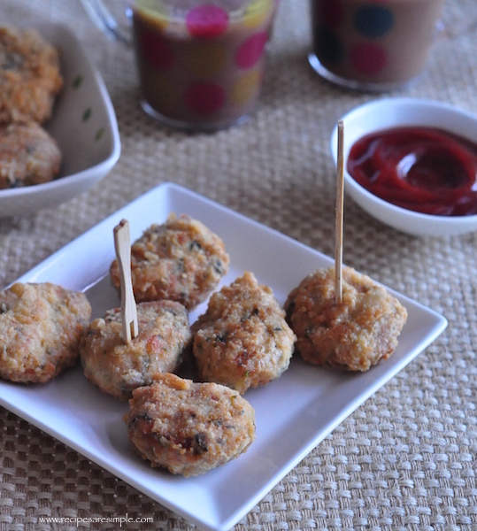 home made chicken nuggets steps