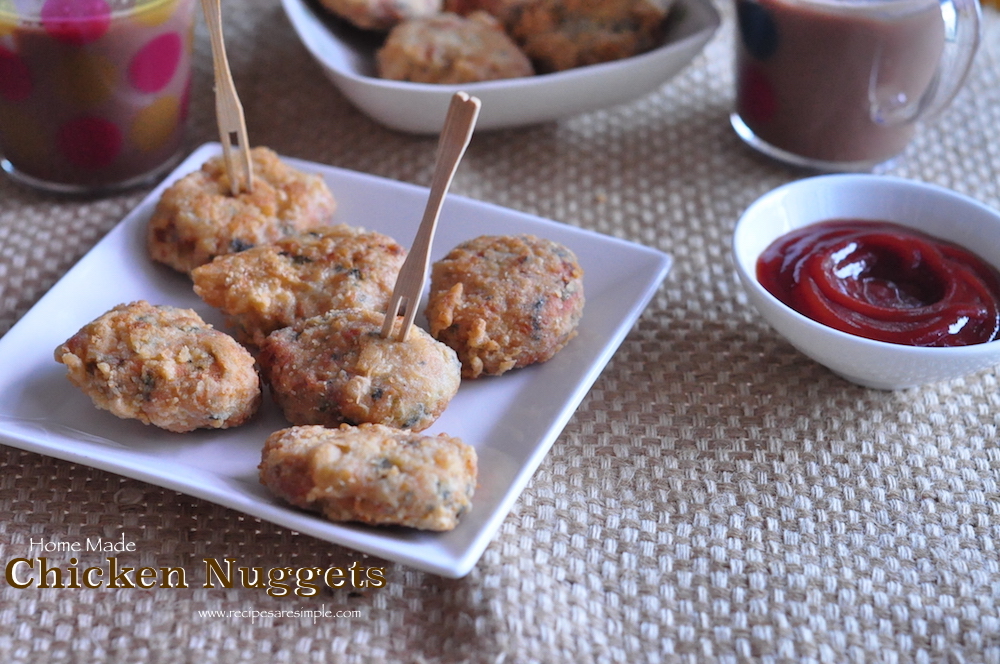 home made chicken nuggets