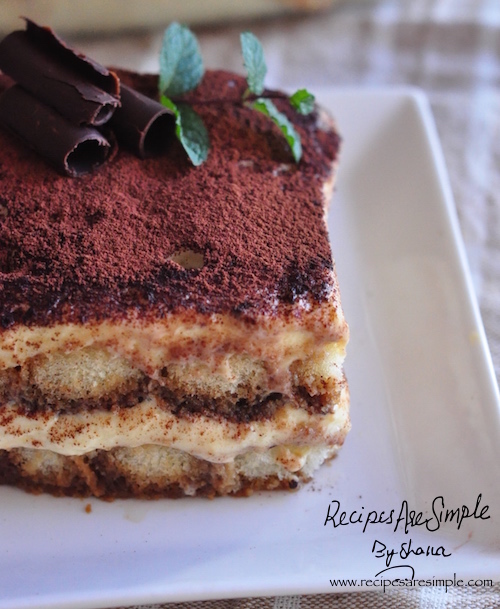 tiramisu simple recipe