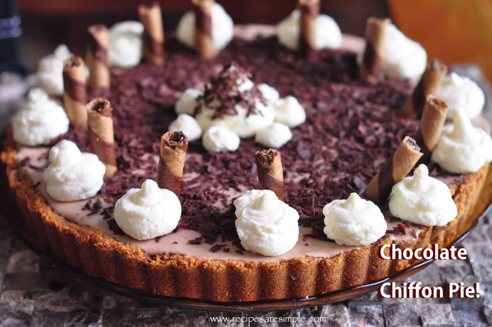 chocolate chiffon pie