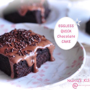 eggless chocolate cake