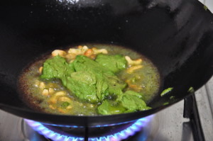 fry paste for green chili fried rice