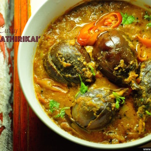 Brinjal Curry for Biryani - Ennai Kathirikai