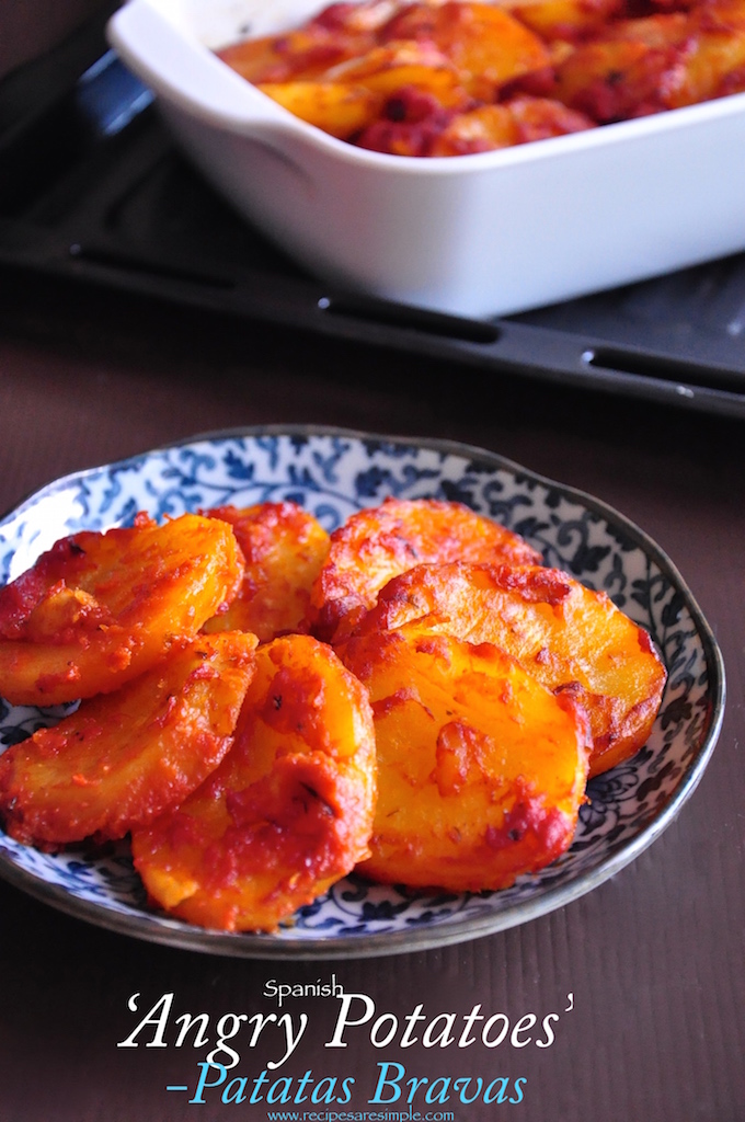 Spanish Potatoes - Angry Potatoes - Patatas Bravas