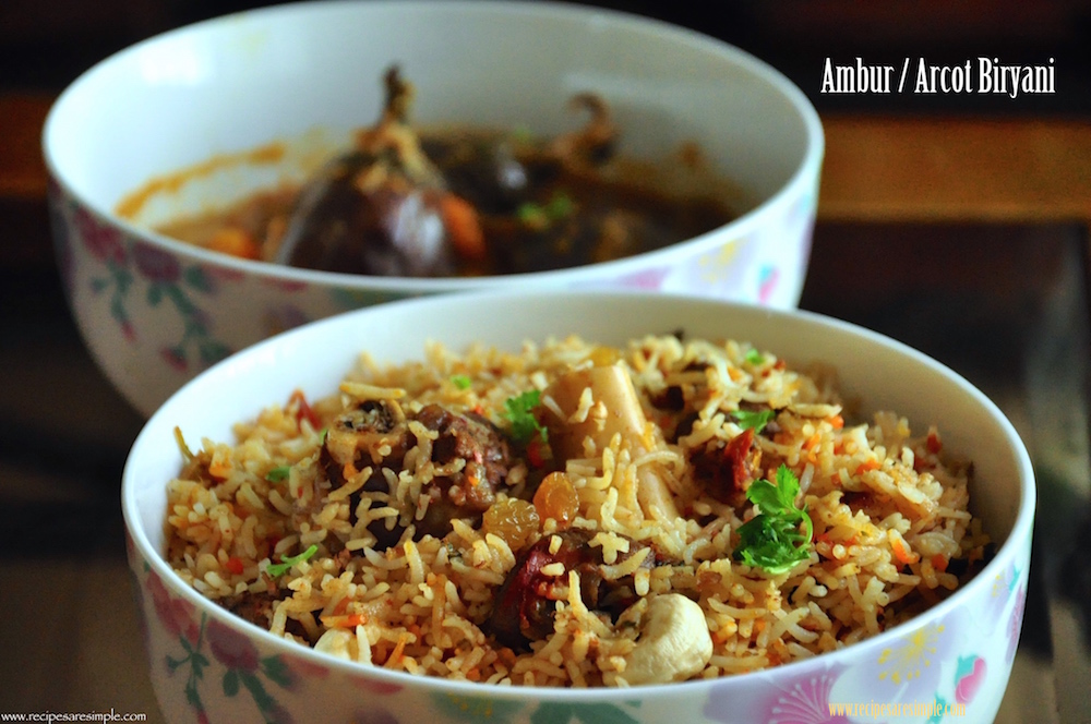 aambur biryani / arkot biryani