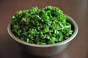 chopped kale