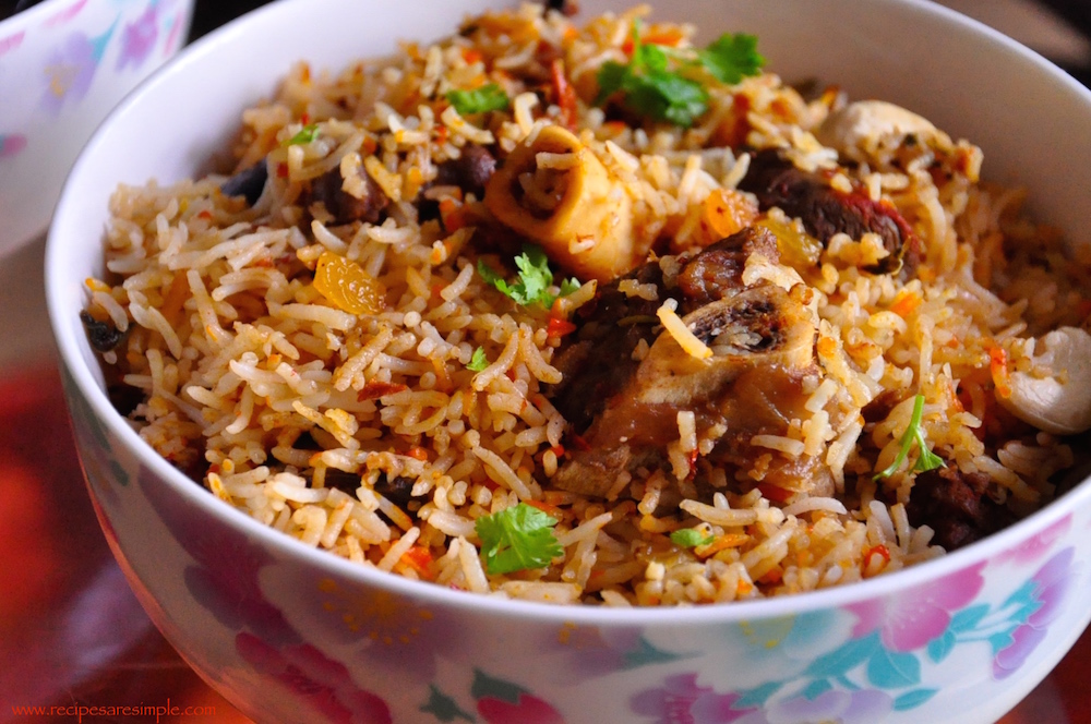 how to make ambur biryani : arkot biryani