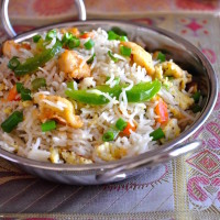 Indo Chinese Chicken Fried Rice recipe