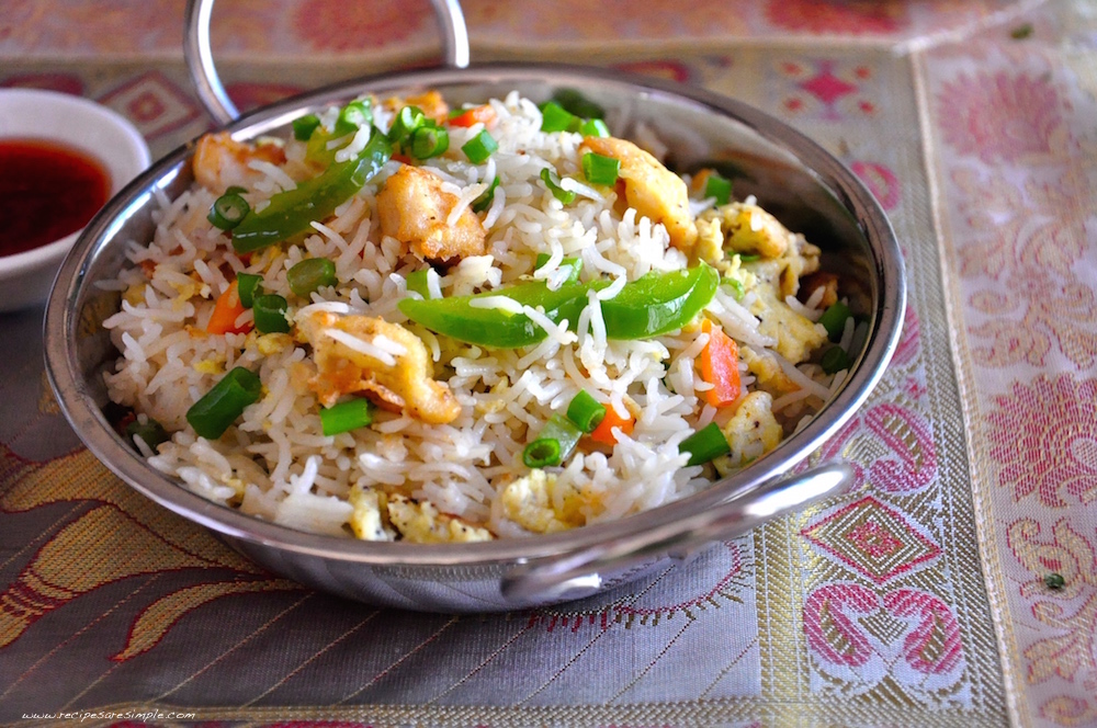 Indo Chinese Chicken Fried Rice