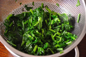 Palak Chicken 3 cooked palak