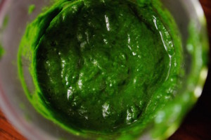 Palak Chicken 4 pureed palak