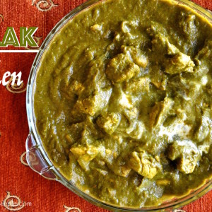 palak chicken