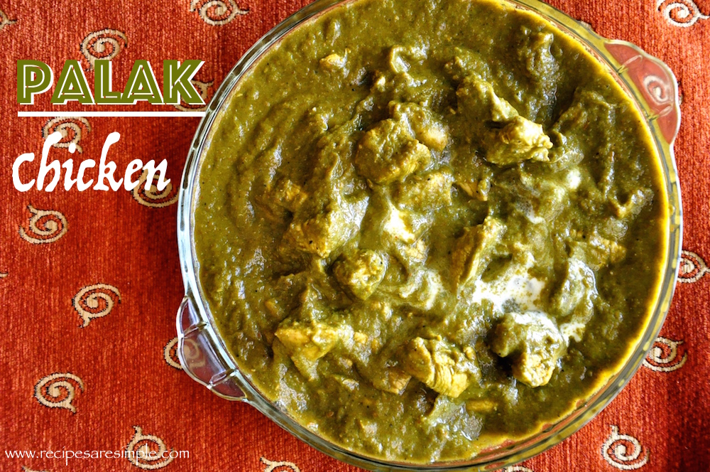 palak chicken