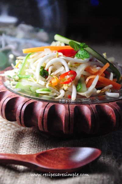 Simple Bean Sprout Salad With Mint Recipes R Simple