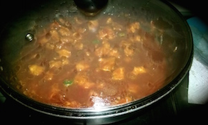 Chicken Manchurian - Quick and Simple with Red Gravy