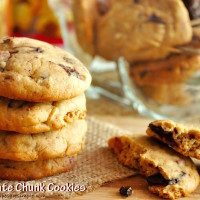 Chocolate Chunk Cookies Recipe 200x200 Chocolate Chip Skillet Cookies (Soft and Chewy)
