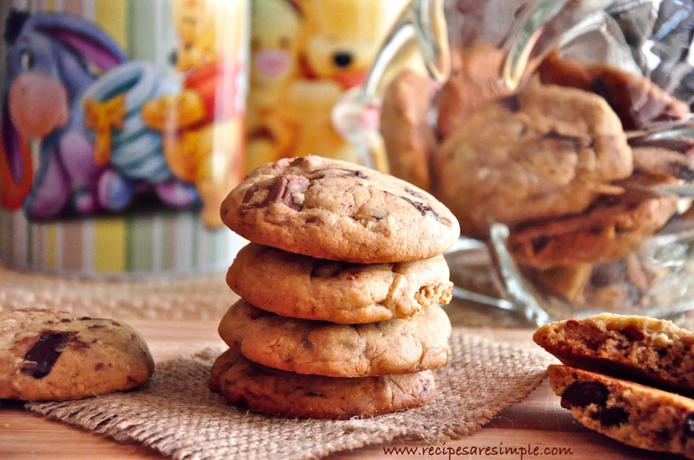 chocolate chunk cookies recipe video