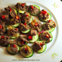 thai beef and cucumber canapes recipes