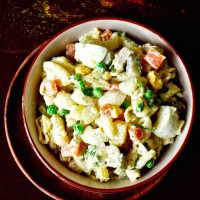 russian salad olivier salad with macaroni