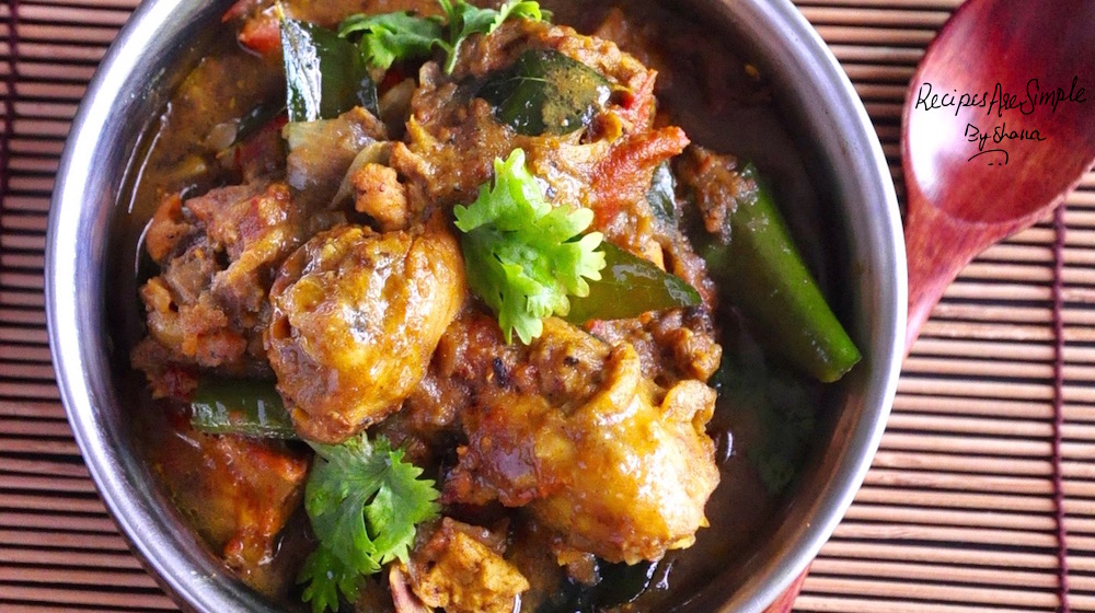 black pepper chicken curry video