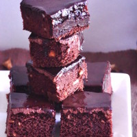 frosted fudgy brownie recipe