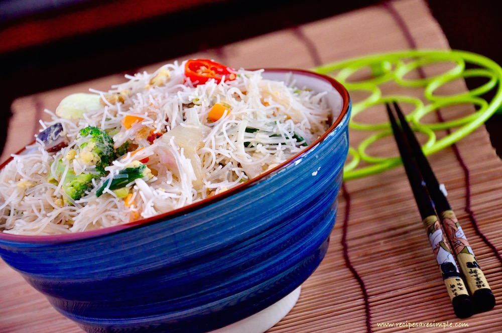 bee hoon breakfast recipe video