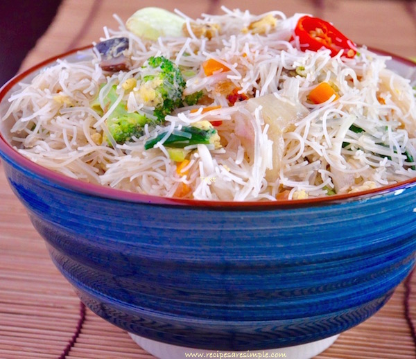 bee hoon breakfast recipe